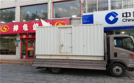 泰安出租发电机施工案例